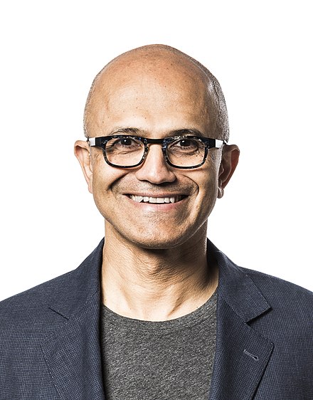 Satya Nadella Wikipedia Headshot